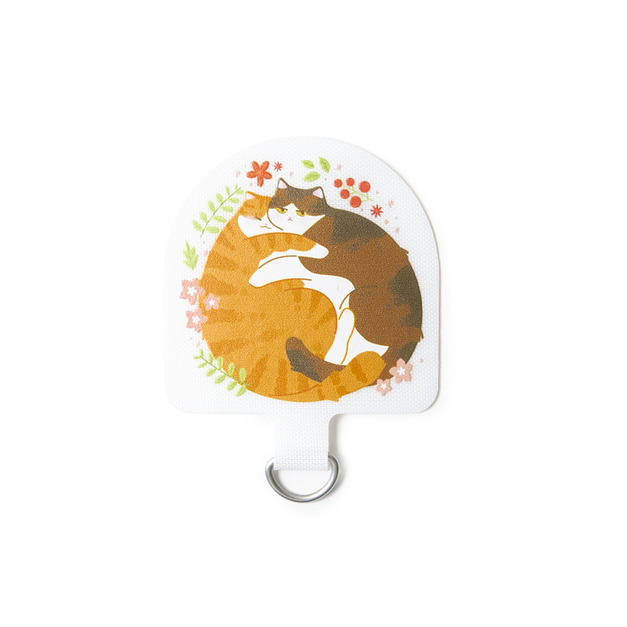 貓咪花圈(橘貓+花貓)