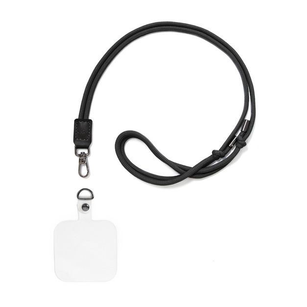 透明黑夾片+夜空黑抽繩背帶