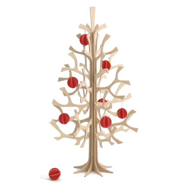 耶誕樹  / 原木色 25cm (贈1.7cm夢想泡泡8個)