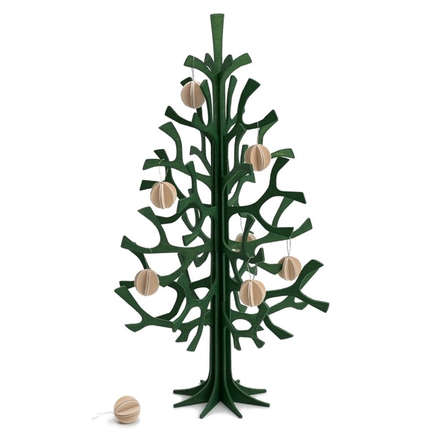 耶誕樹  / 深綠色 25cm (贈1.7cm夢想泡泡8個)