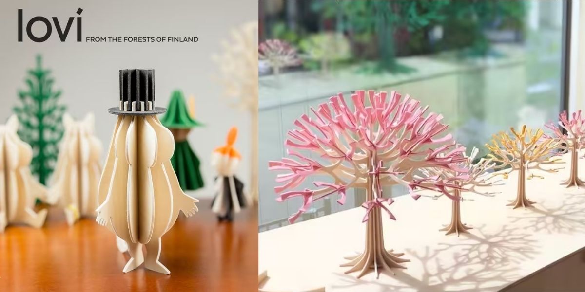 lovi木質裝飾明信片