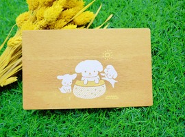 【純手工絹印明信片】狗狗系列 - 瑪爾濟斯 / 牛皮紙厚卡刷色