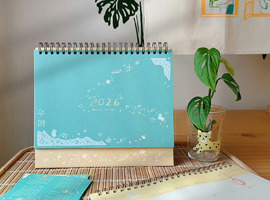 玩印 | 2026 馬年 手繪插畫桌曆 方格記事 To Do List（雙面設計）