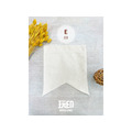 E03 造型布旗、小錦旗 - 胚布素 w21xh24cm