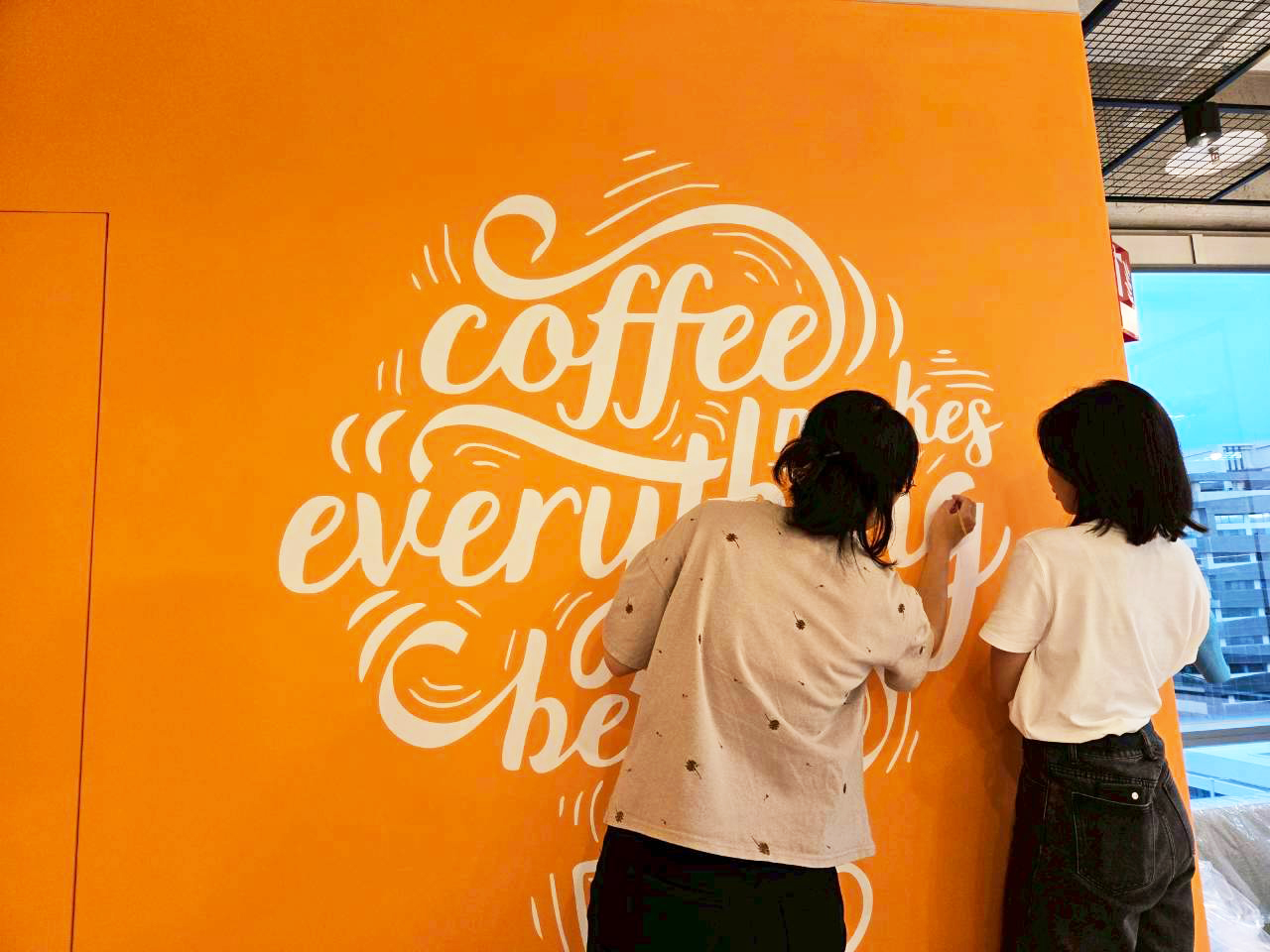 台元科技 牆面絹印 / 2025.08