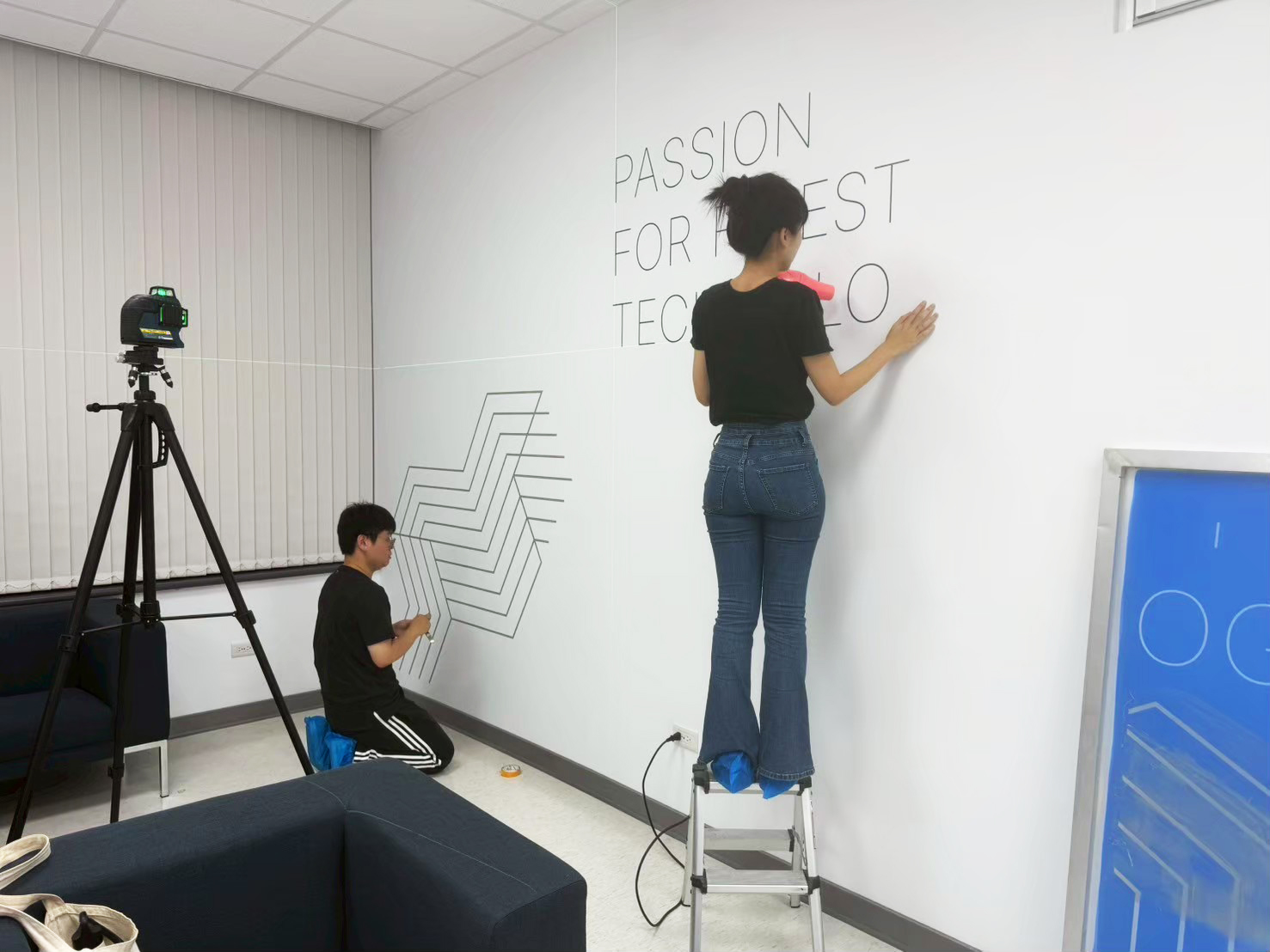 台元科技 牆面絹印 / 2025.06