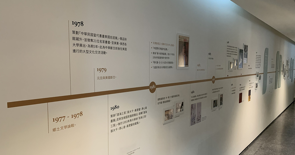 歷史博物館 牆面絹印 / 2024.02