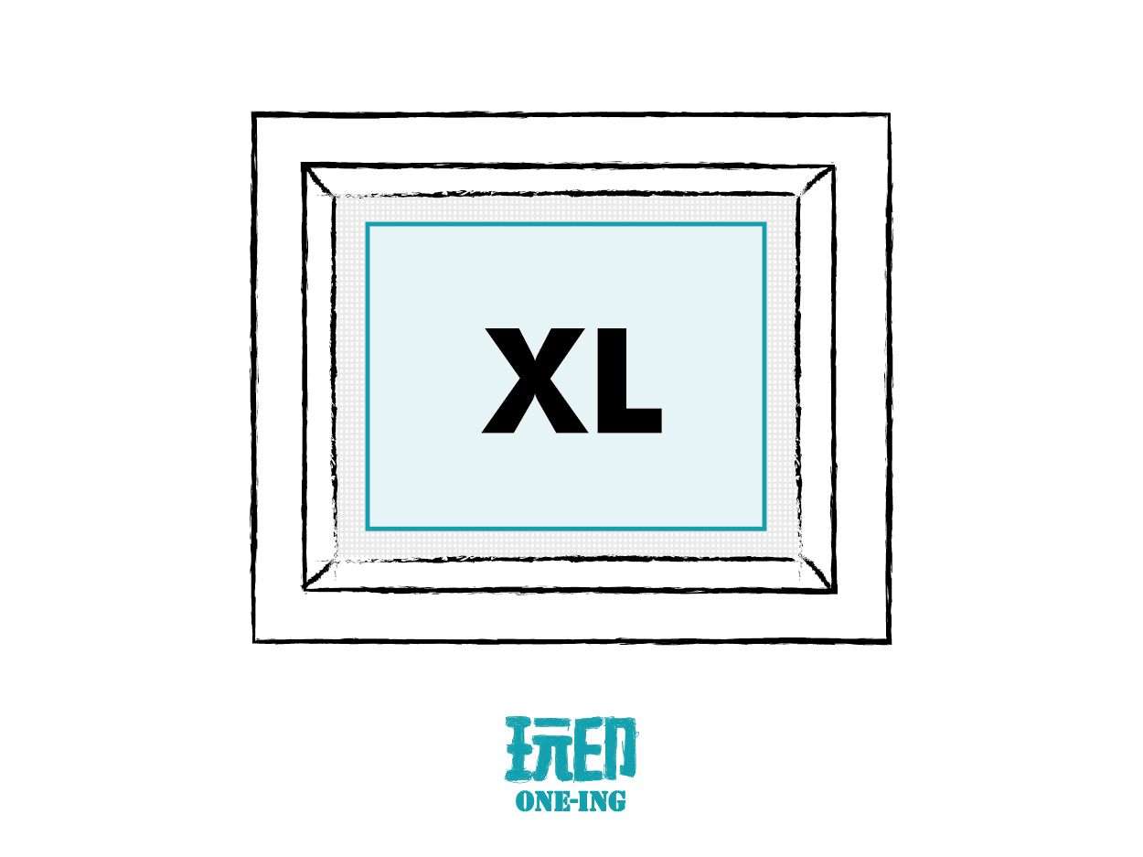 網版客製 - XL (木框內徑48X36cm)