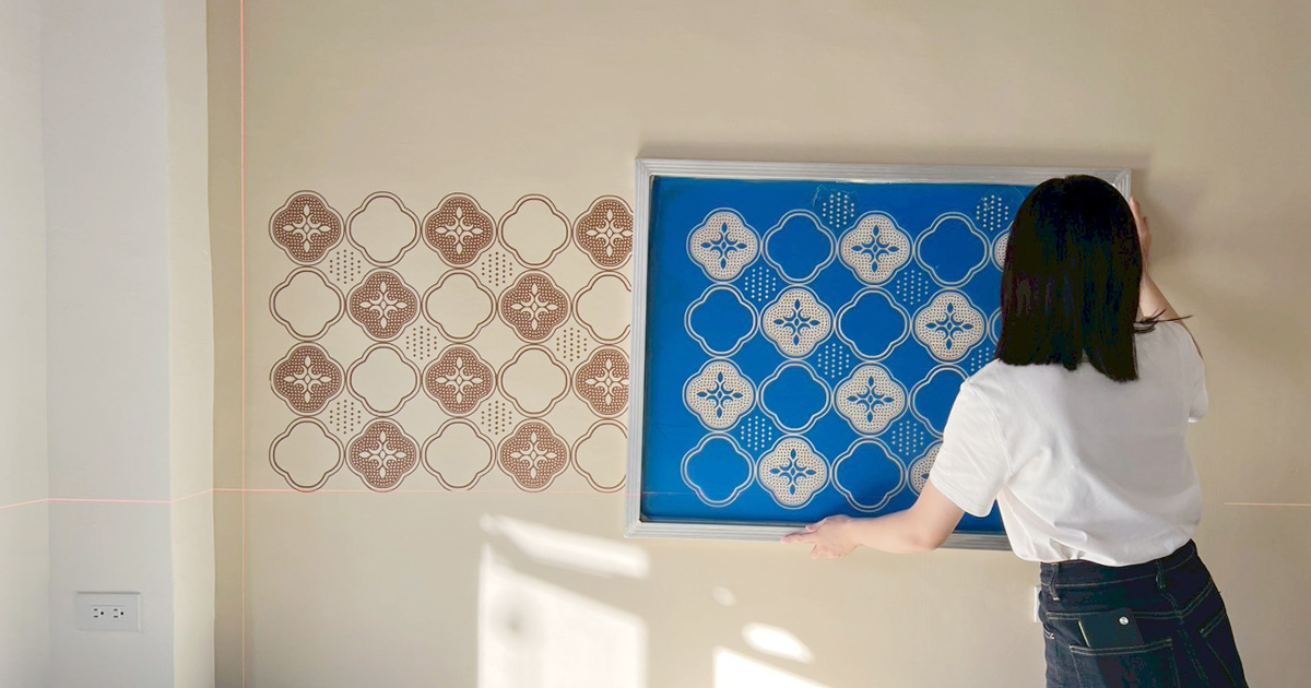 彰化三和大旅社 樓梯、轉角、床頭牆 印花絹印 / 2025.10