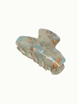 丨鯊魚夾丨橘子海．細閃橘藍渲染鯊魚夾