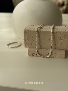 【純銀】星河．波光粼粼手鍊