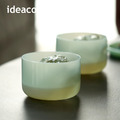 【日本ideaco】復古風奶玉玻璃杯2入組-180ml-多色可選_2