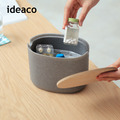 【日本ideaco】砂岩深型橢圓形收納盒(小)-多色可選_5