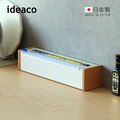 【日本ideaco】日本製原木鋼製保鮮膜切割器(送保鮮膜1入)-多色可選_3