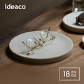 【日本ideaco】砂岩圓形置物托盤-L-多色可選_2