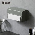 【日本ideaco】加深型ABS壁掛/桌上兩用擦手紙架_2