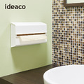 【日本ideaco】ABS壁掛/桌上兩用擦手紙架_4
