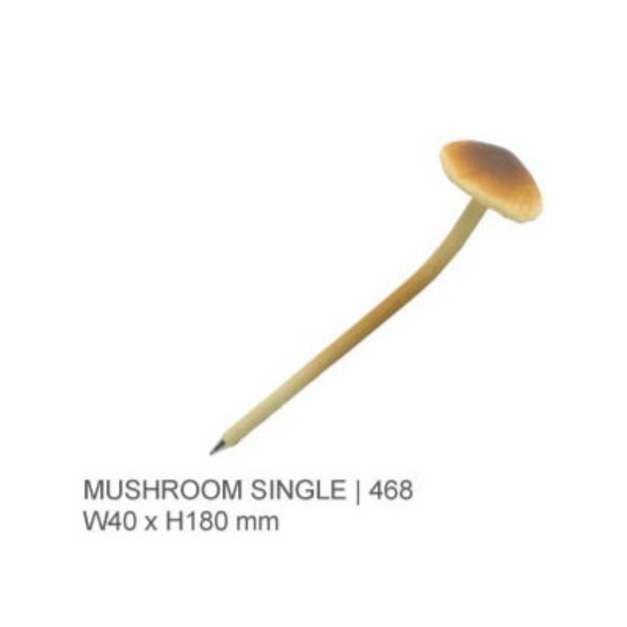 單蘑菇筆