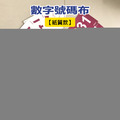 【紙】號碼布 白底藍字 10張/組_1