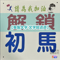 ▶客製◀【紙】【布】初馬系 初半馬 初馬 初超半馬 初超馬 第N馬 馬拉松 生日馬 號碼布 21x19cm_4