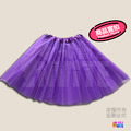澎澎裙 粉/黑/深紫/淺藍/寶藍/黃/綠/紅_5