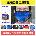 大人3D布口罩 國旗(2款入) /台灣系列 (6款入)_1