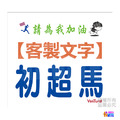 ▶客製◀【紙】【布】初馬系 初半馬 初馬 初超半馬 初超馬 第N馬 馬拉松 生日馬 號碼布 21x19cm_9