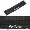 【VenTural】運動止汗頭帶 鋼琴黑_6
