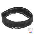 【VenTural】運動止汗頭帶 鋼琴黑_3