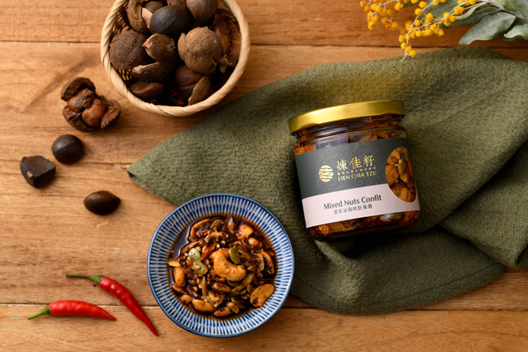 煉佳籽苦茶油麻辣堅果醬