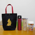 燙金法鬥 恐龍 環保飲料提袋 帆布袋 雙杯款_6