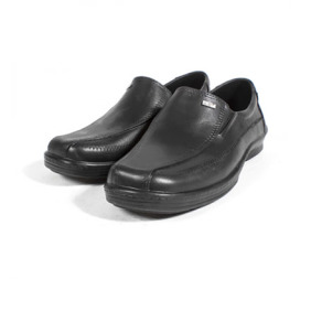 商務雨天皮鞋／黑