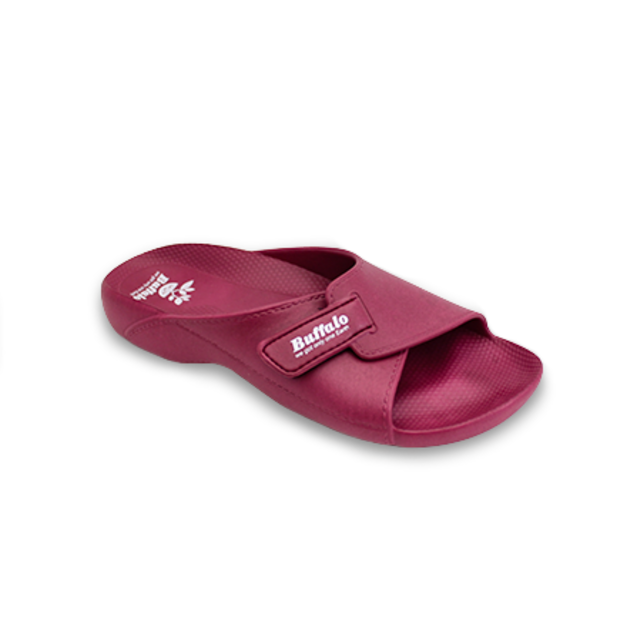 輕巧淑女拖／紫紅色