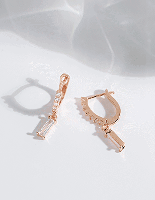 [STAYC配戴款] 豎琴女神耳扣式耳環_1