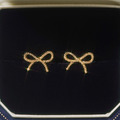 14k 桃樂絲蝴蝶結耳環_2