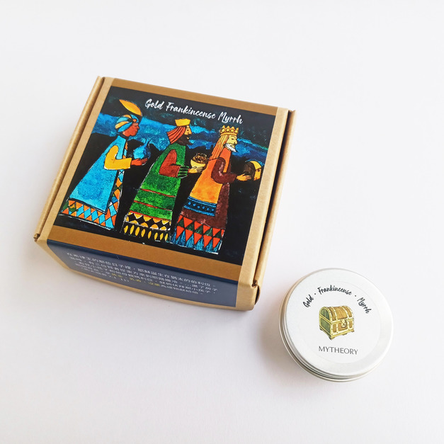 黃金乳香沒藥精油香膏│固態香水13克