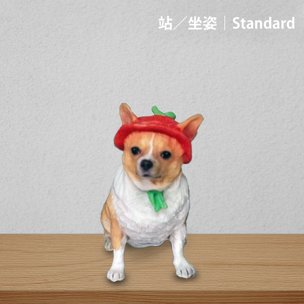 3D寵物公仔(單隻坐/站姿)-5公分