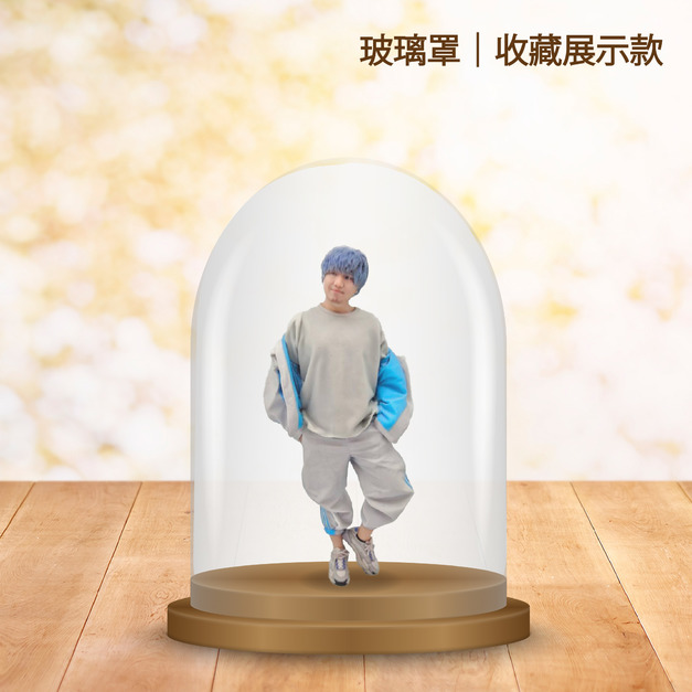 玻璃展示罩(單隻)