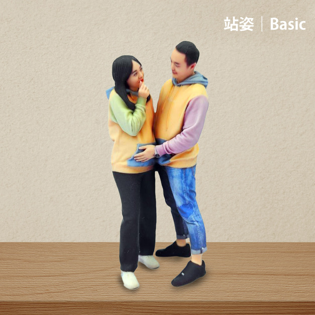 3D真人公仔(單人站姿)-15公分