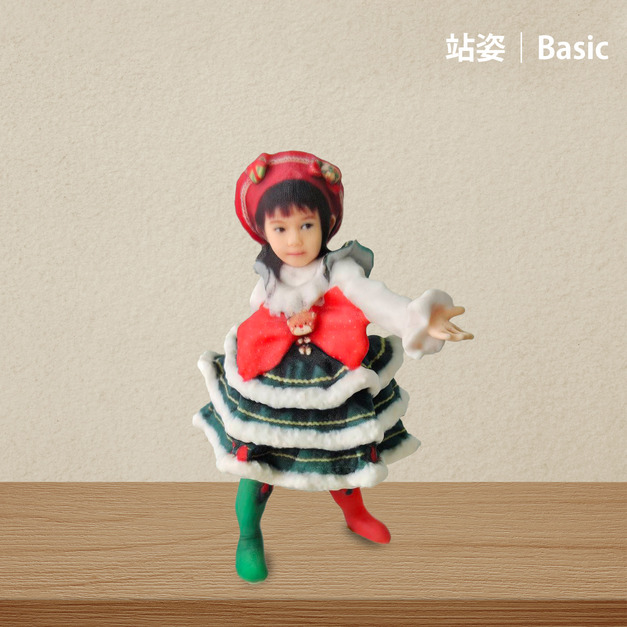 3D真人公仔(單人站姿)-9公分