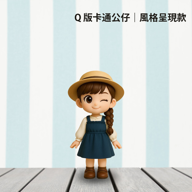 AIQ版卡通公仔-5公分