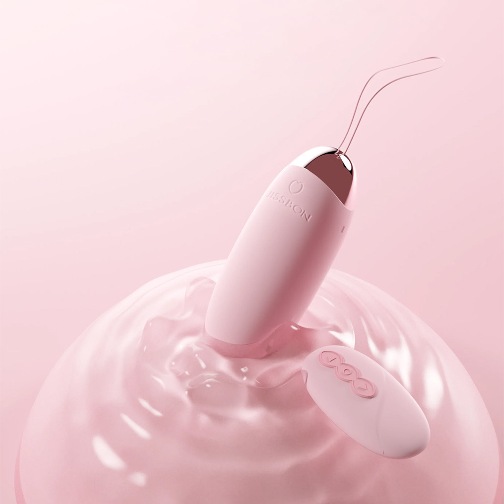 JISSBON 杰士邦 Softoy系列雙層柔感無線雙層矽膠遙控跳蛋 Invisible Pink