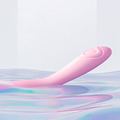 JISSBON 杰士邦 桃摳摳纖細貼合強力震感單頭細型震動棒 Pink-heart Vibe