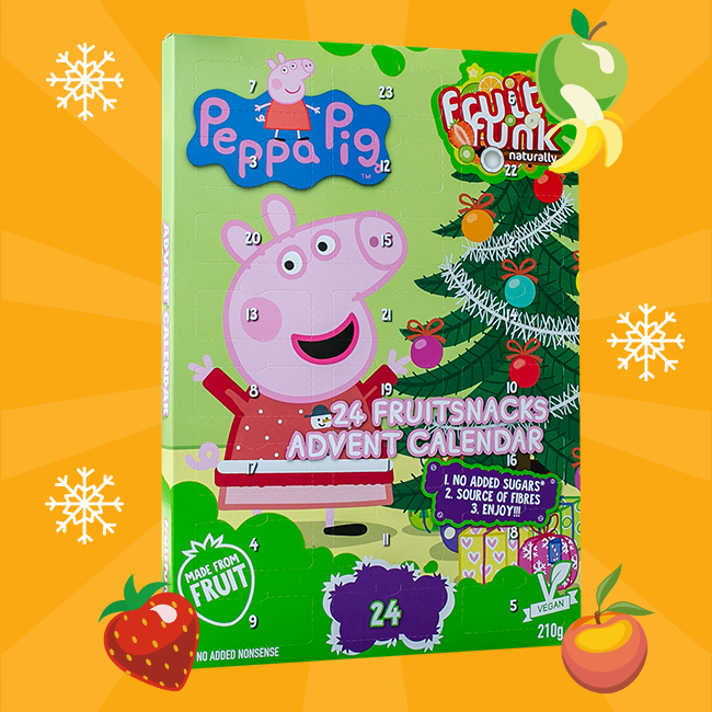 優惠倒數，買一送一!! 繽果樂水果零嘴戳戳樂(24入)-粉紅豬小妹