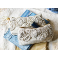 義大利 亞麻蕾絲置物包
