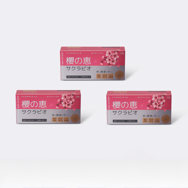 【女性呵護】【限時5折】樂康森醫 奈米櫻花益生菌 櫻の恵サクラビオ*3