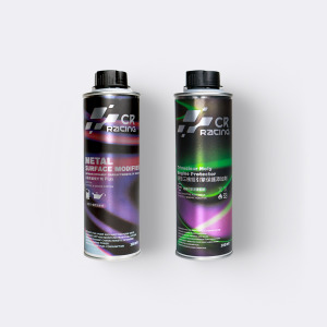 CR RACING 金屬表面提升劑(300ml)*1+液態三核鉬引擎保護添加劑(300ml)*1