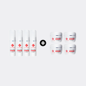 【鎖住青春】京藥妝奈米精緻拉提組- 奈米微晶精粹4入+ 奈米微晶乳霜4入