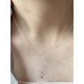 全純銀925│極好搭的迷你小單鑽項鍊│項鍊_3