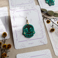 刺繡骷顱耳環/獨一無二只有一件_2